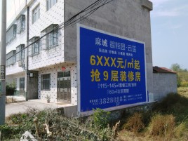 华坪墙体广告质量分析