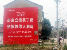 华坪墙体广告在乡镇、农村市场的媒体优势