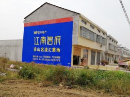 华坪农村墙体广告在不同形式上面展现的不同特色