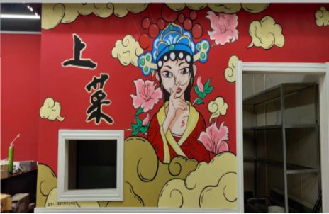 华坪墙体彩绘的发展和应用