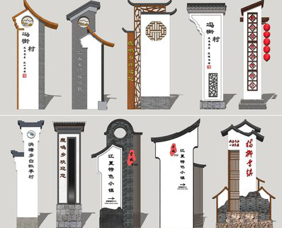 华坪美丽乡村标识标牌有哪些分类？