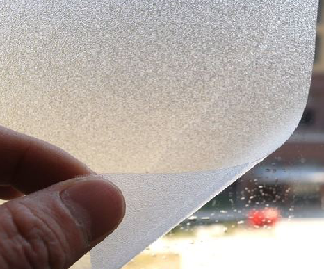 华坪玻璃门外面粘广告用什么材料好？