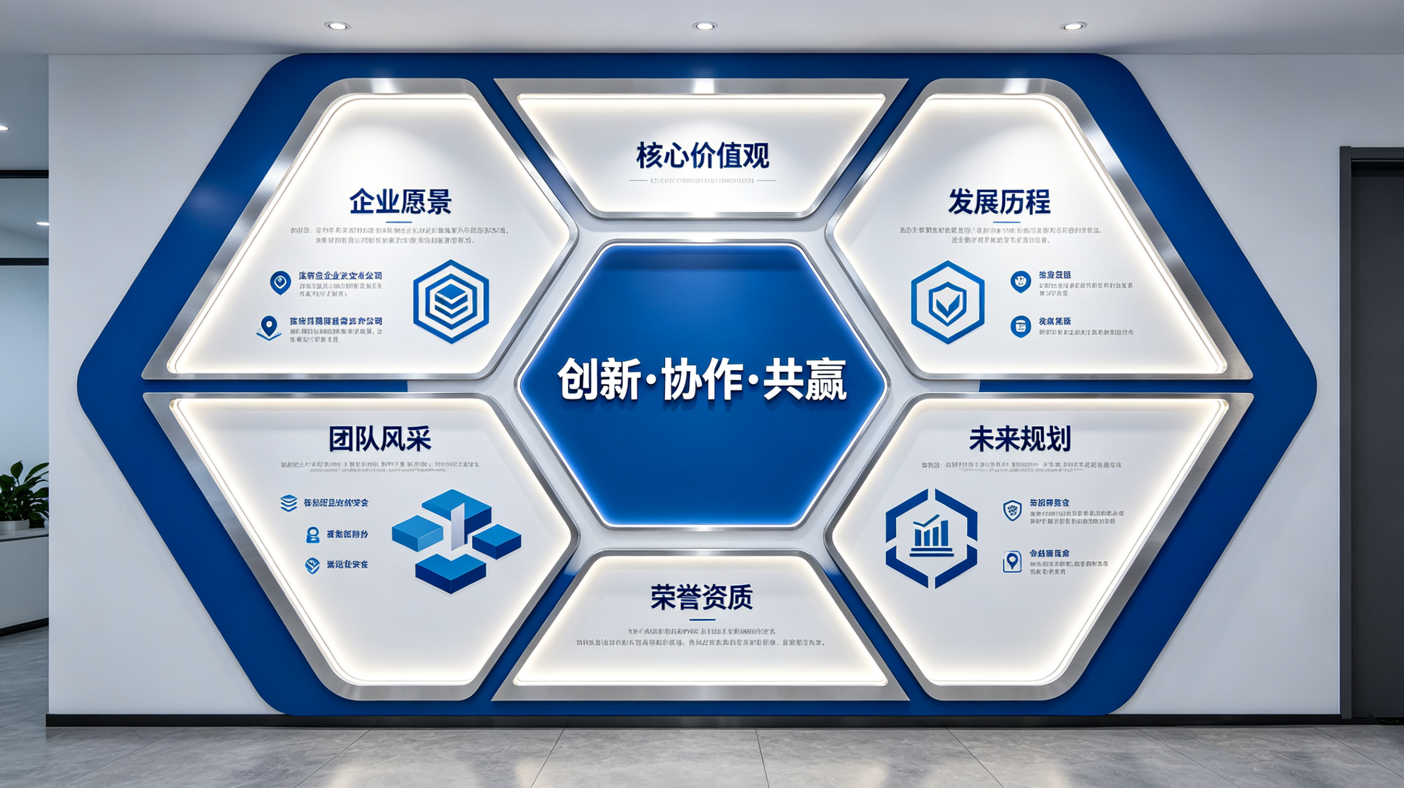 华坪企业文化墙六边形避坑指南（新手常犯5个错误）